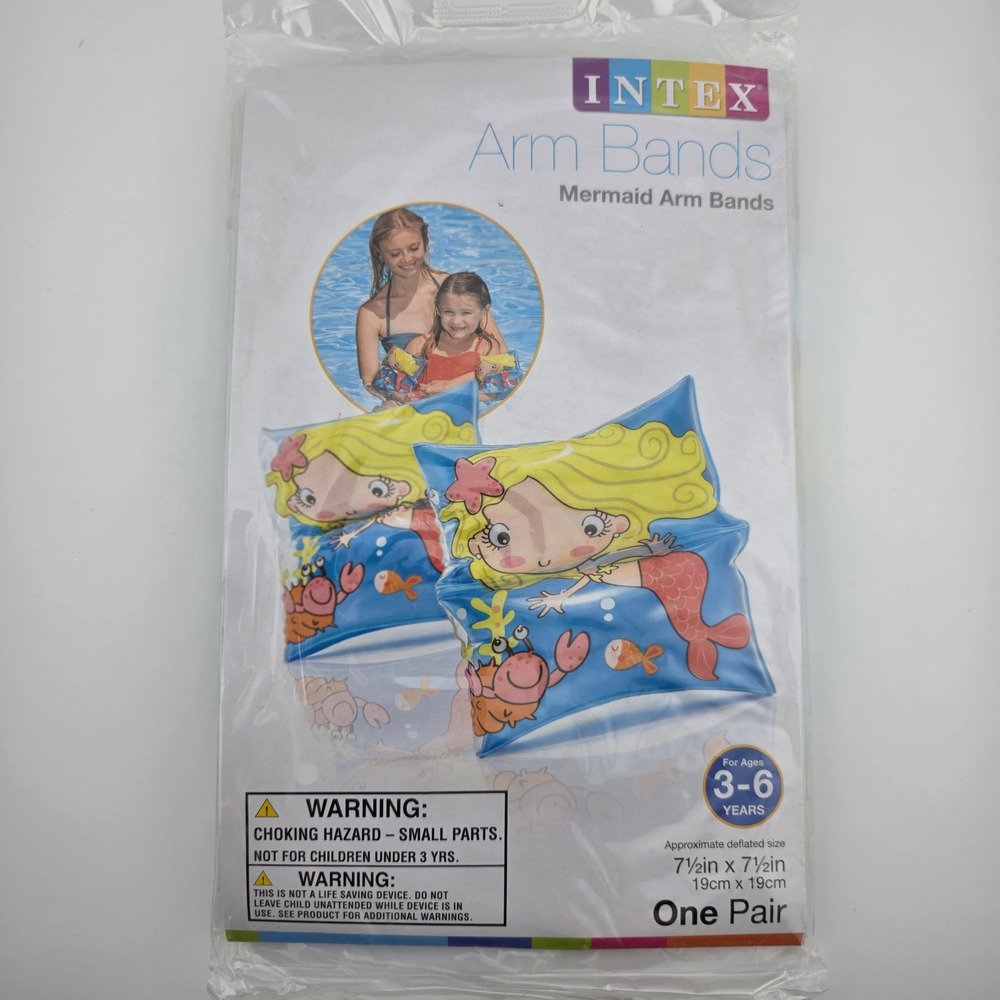 Intex Assorted Arm Bands Bundle 7 Pairs Sea‎ Buddy Mermaid Ages 3-6 New - Picture 2 of 9
